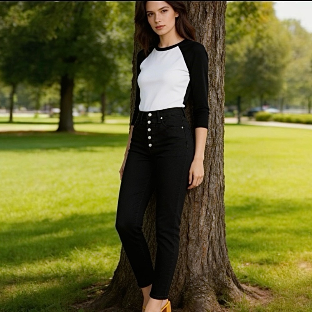 We Wore What Jeans Danielle High Rise Vintage Straight Leg Jeans By Joe’s Jeans